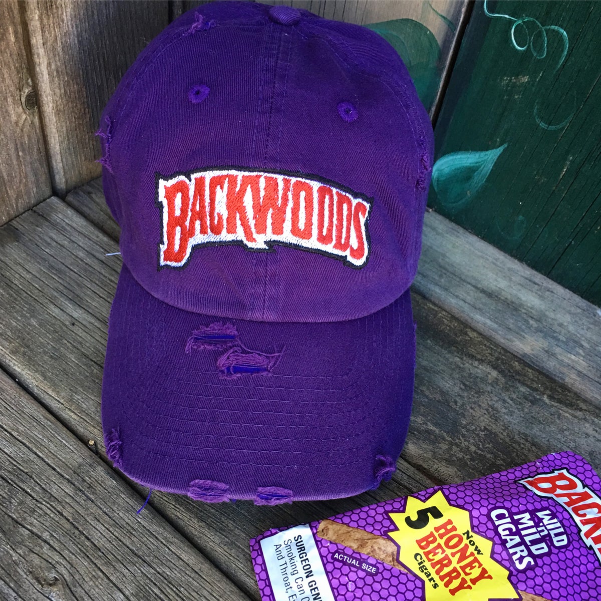 🐝Distressed "Honey Berry" BackWoods Dad Hat / Noize Gallery Apparel