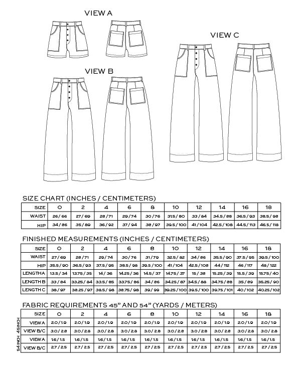 Image of LANDER PANT & SHORT (PDF)