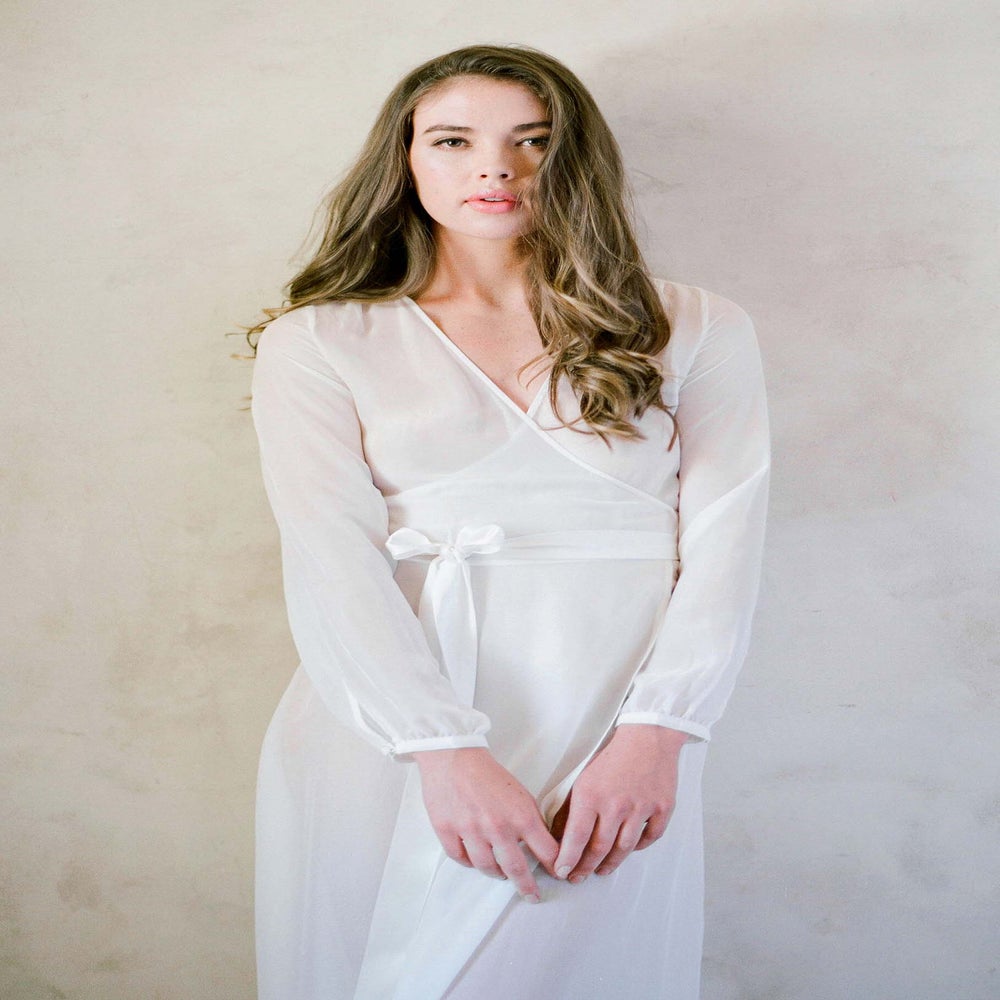 bride wrap robe