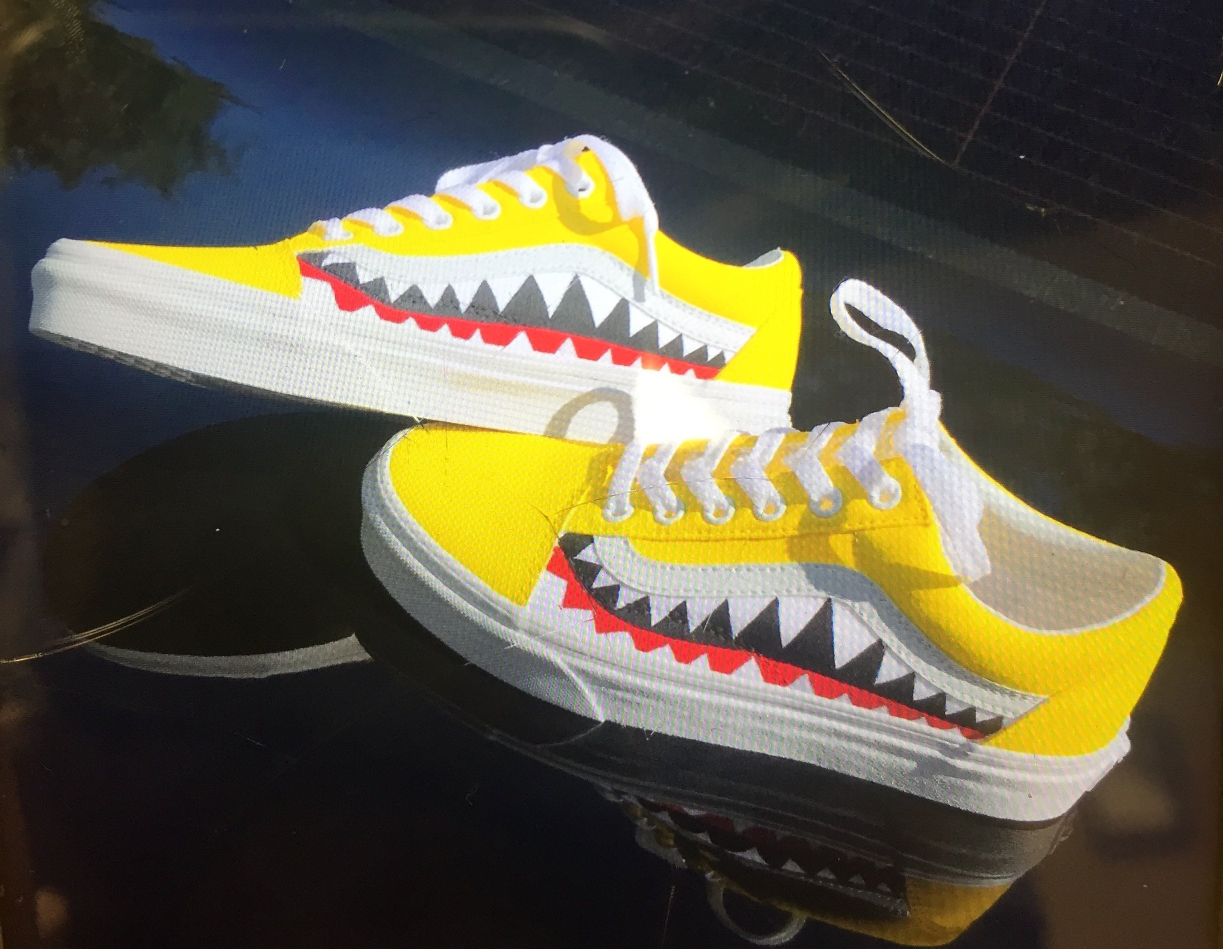 yellow vans yellow vans