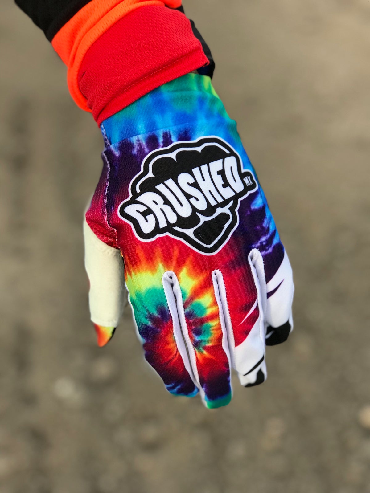 crushed mx gloves