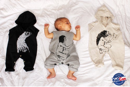 Image of HOODED ROMPER