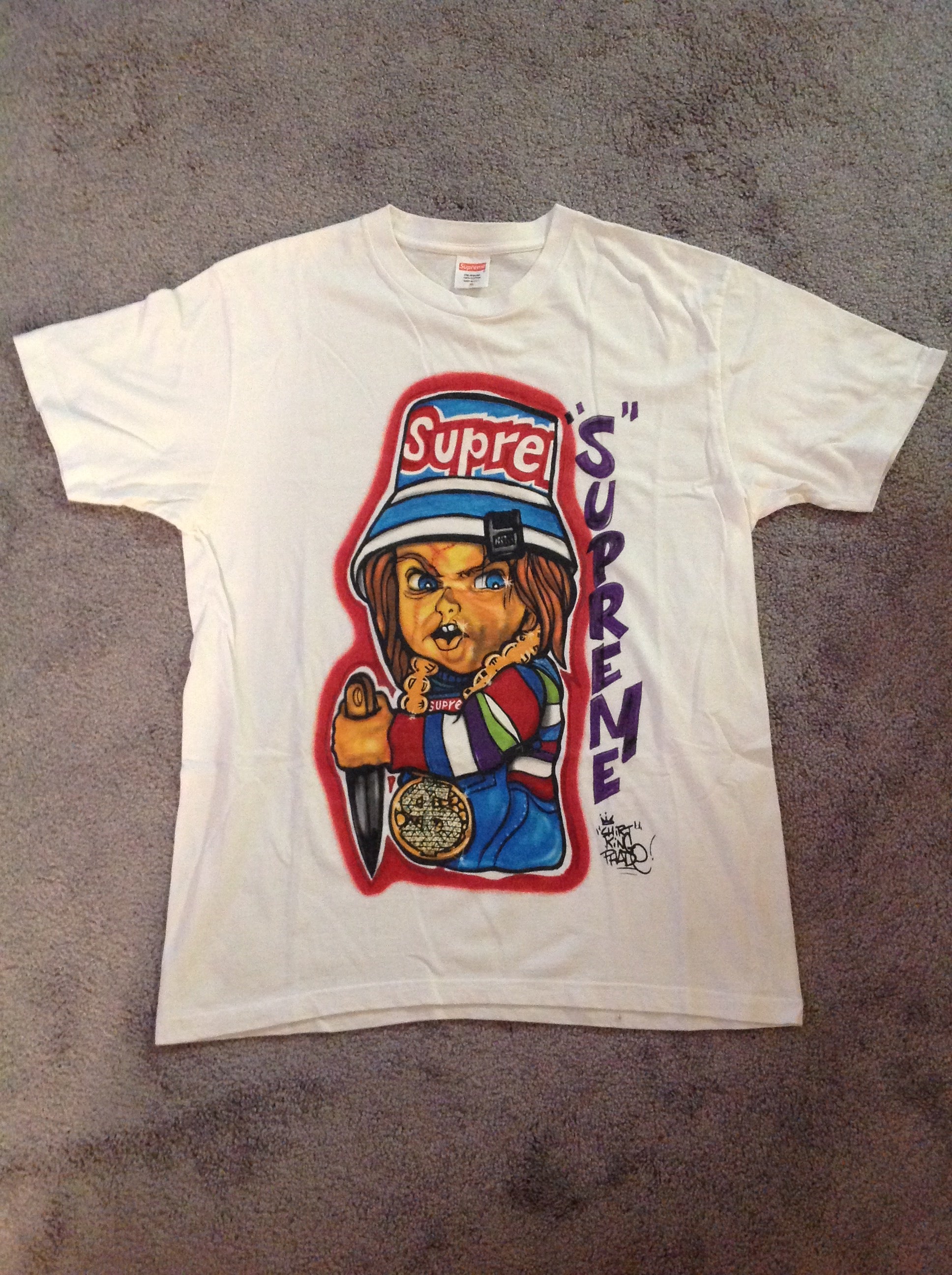 supreme chucky tee xl