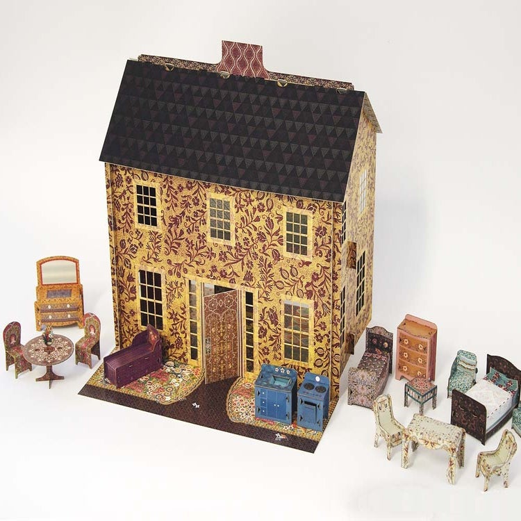 Emily's Dollhouse with all accessories (1/2 scale) leafpdx