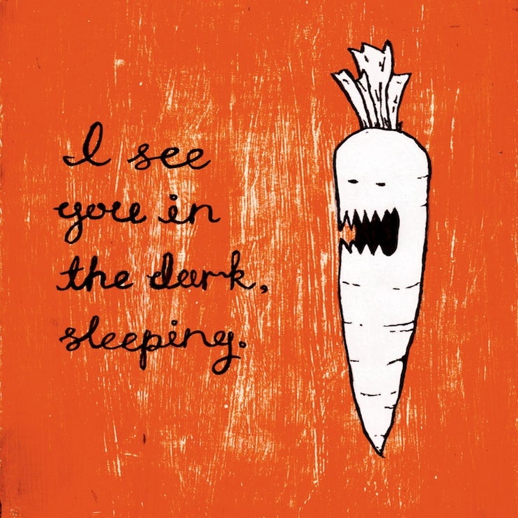 thisisrabbit — ‘Creepy Carrot’ Art Print 6x8