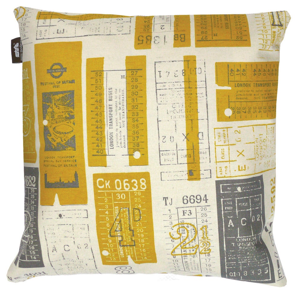 Image of Tickets Please Cushion