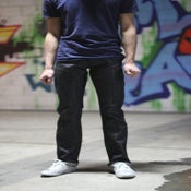 Image of Unbranded UB304 - Straight Black Selvedge