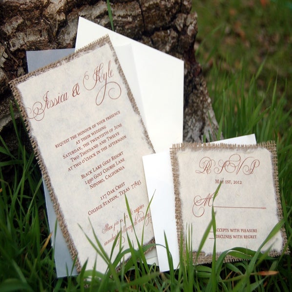 Invitations by Alecia — Do It Yourself D-I-Y Simple Rustic ...
