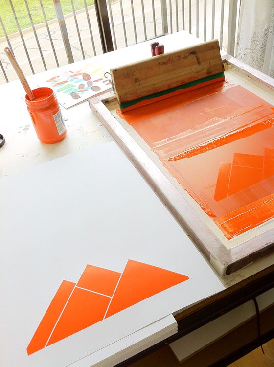 silkscreen painting