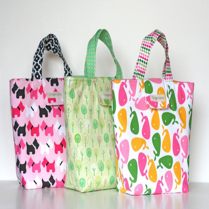 The Waste Free Lunch Bag PDF Sewing Pattern / Gingercake Patterns and ...