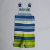 Image of Seaside Stripe Shortalls