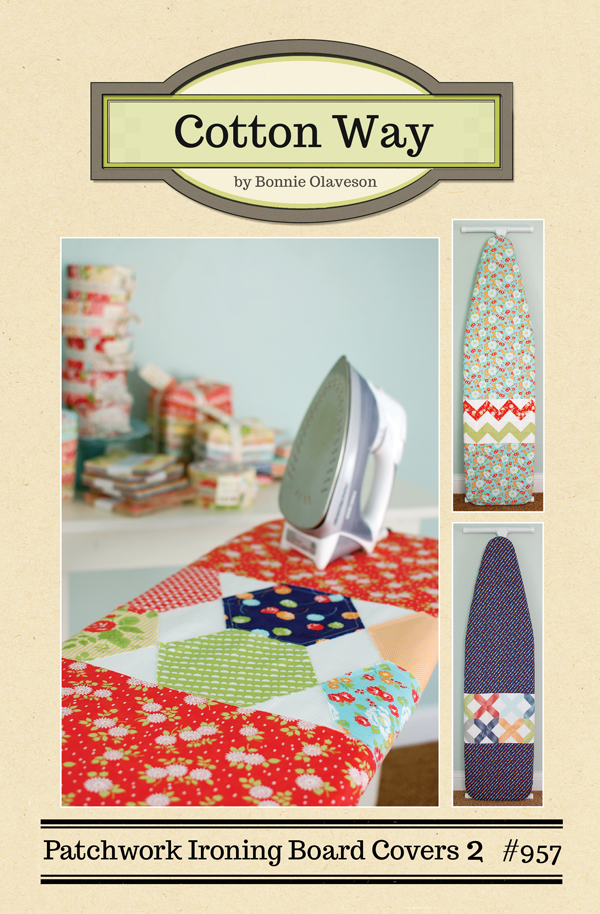 Download Cotton Way — Patchwork Ironing Board Covers 2 PDF Pattern #957