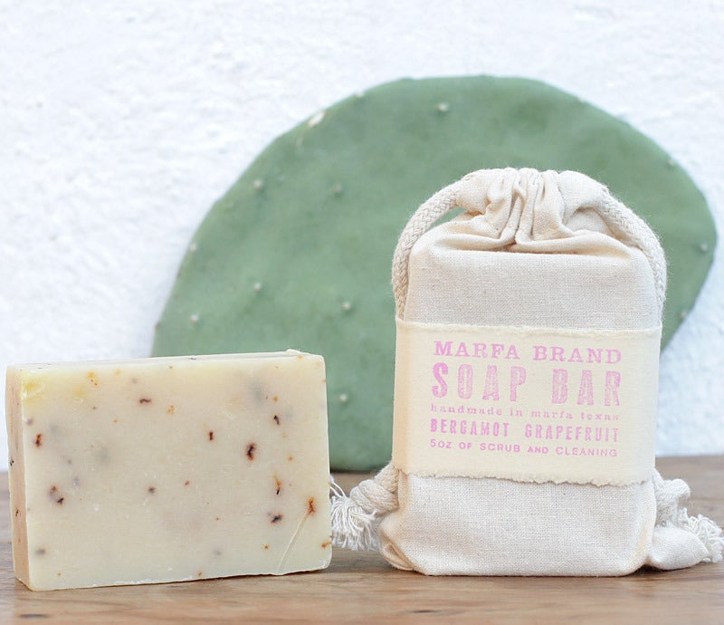 Marfa Brands — Bergamot Grapefruit Soap with Lemon Peel and Earl Grey Tea