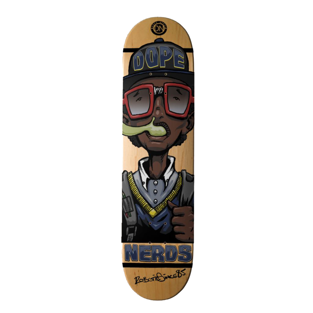 Dope Nerds Inc. — Dope Nerds Inc. Nerd Logo Skateboard Deck