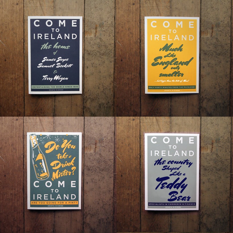 Image of COME TO IRELAND - WOGAN greeting card